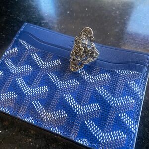 BANANA REPUBLIC 925 ‘99 SILVER MARCASITE EXQUISITE 3-D GORG CLASSIC VNTG Ring
